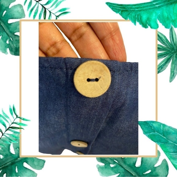 Denim Off Shoulder Tunic - Picture 2 of 10